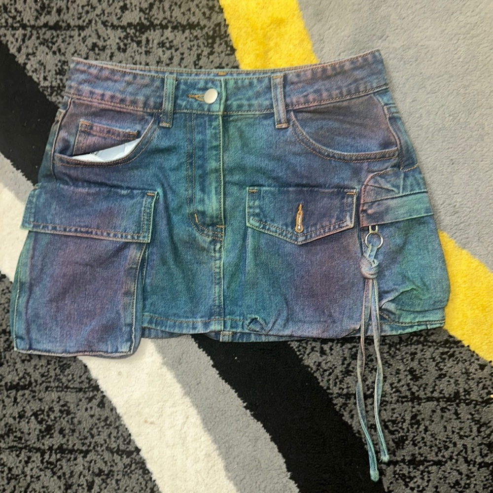 Small fashion nova Jean mini skirt